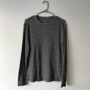 Banana Republic Grey Long Sleeve Waffle Sweater